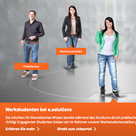 RELAUNCH WEBSITE - e.solutions GmbH, Ingolstadt Beispielbild klein