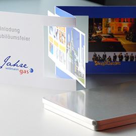 EINLADUNGSBOX JUBILÄUM - Widmann Gase GmbH, Elchingen Beispielbild klein