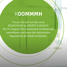 AMBIENT MEDIA - YOGASTUDIO BY SPORTS & HEALTH, MÜNCHEN Beispielbild klein